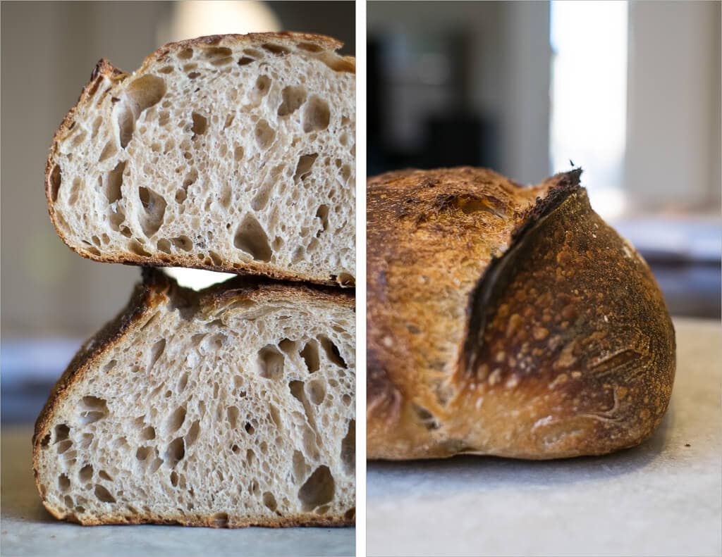 Tartine sourdough made with my strong yeast starter