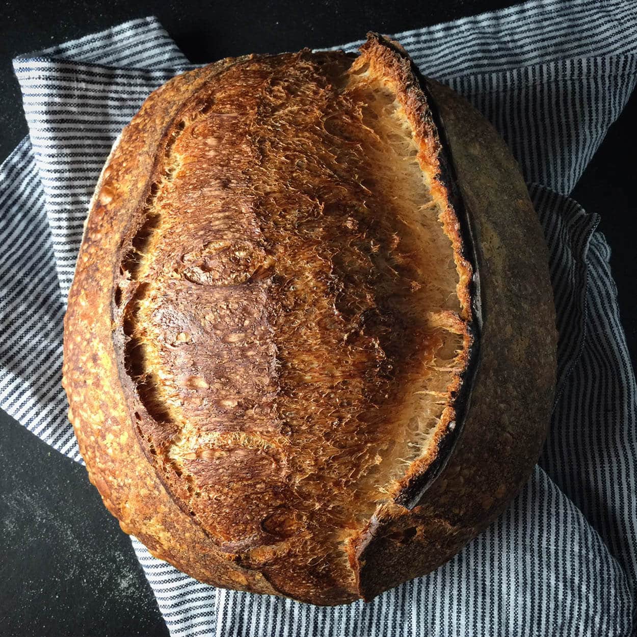 Baking bread with steam