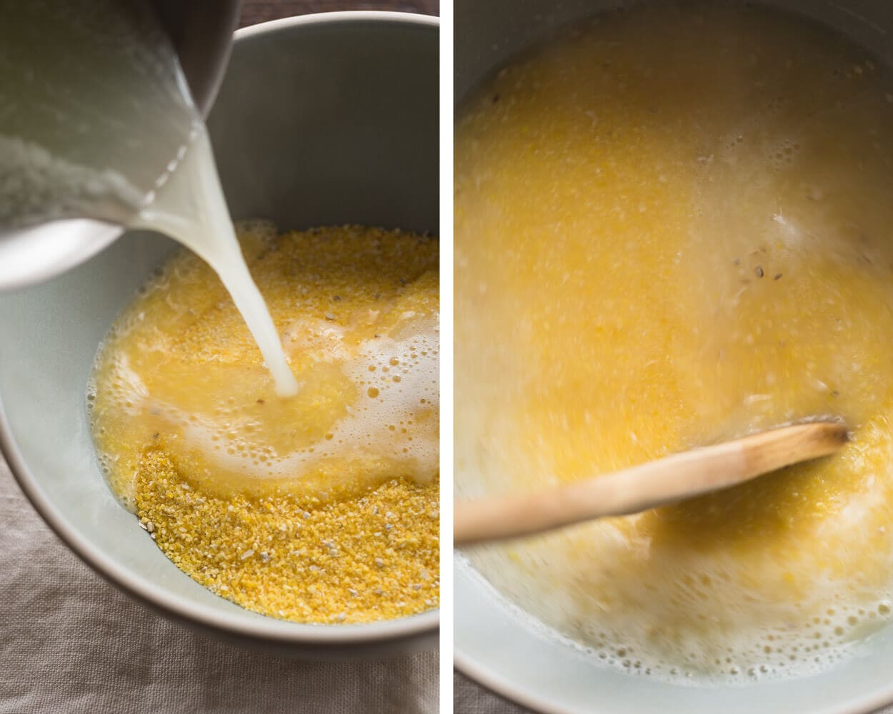 boiling polenta