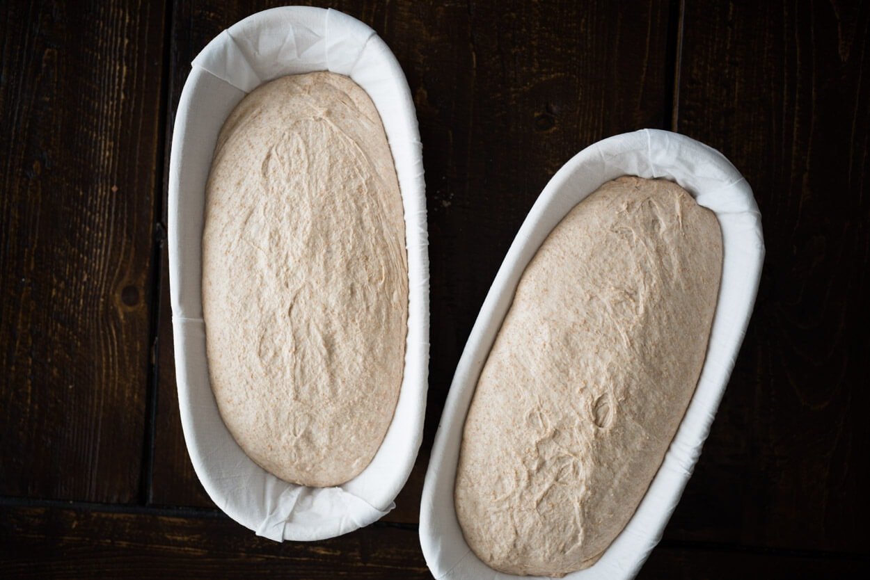 Fifty-Fifty Whole Wheat Sourdough Bread