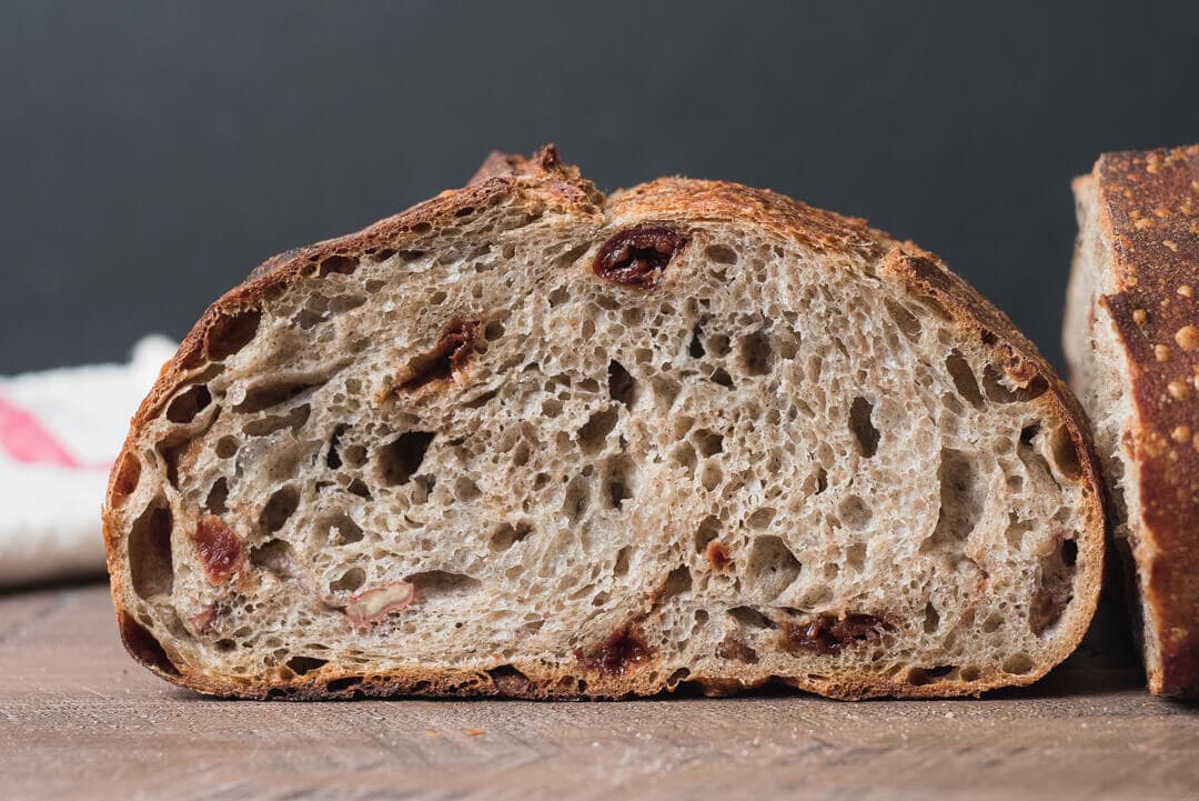 sour cherry toasted pecan buckwheat levain @ the perfect loaf