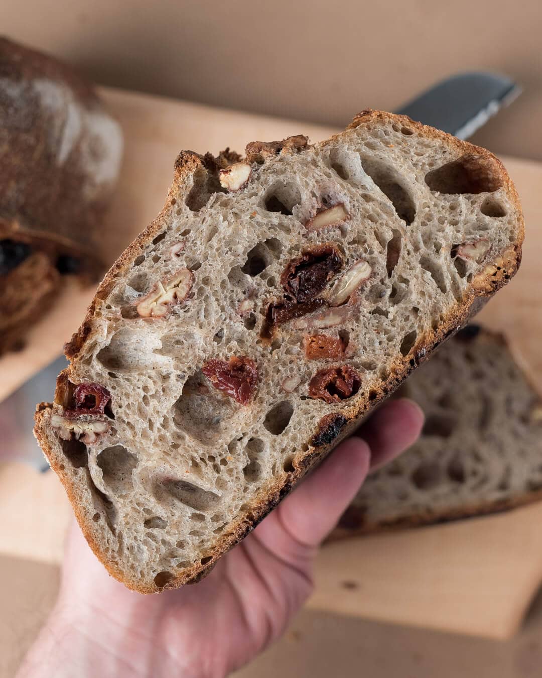 sour cherry toasted pecan buckwheat levain @ the perfect loaf