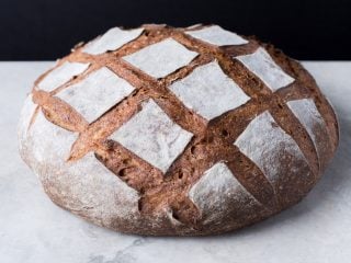 Einkorn Miche via @theperfectloaf