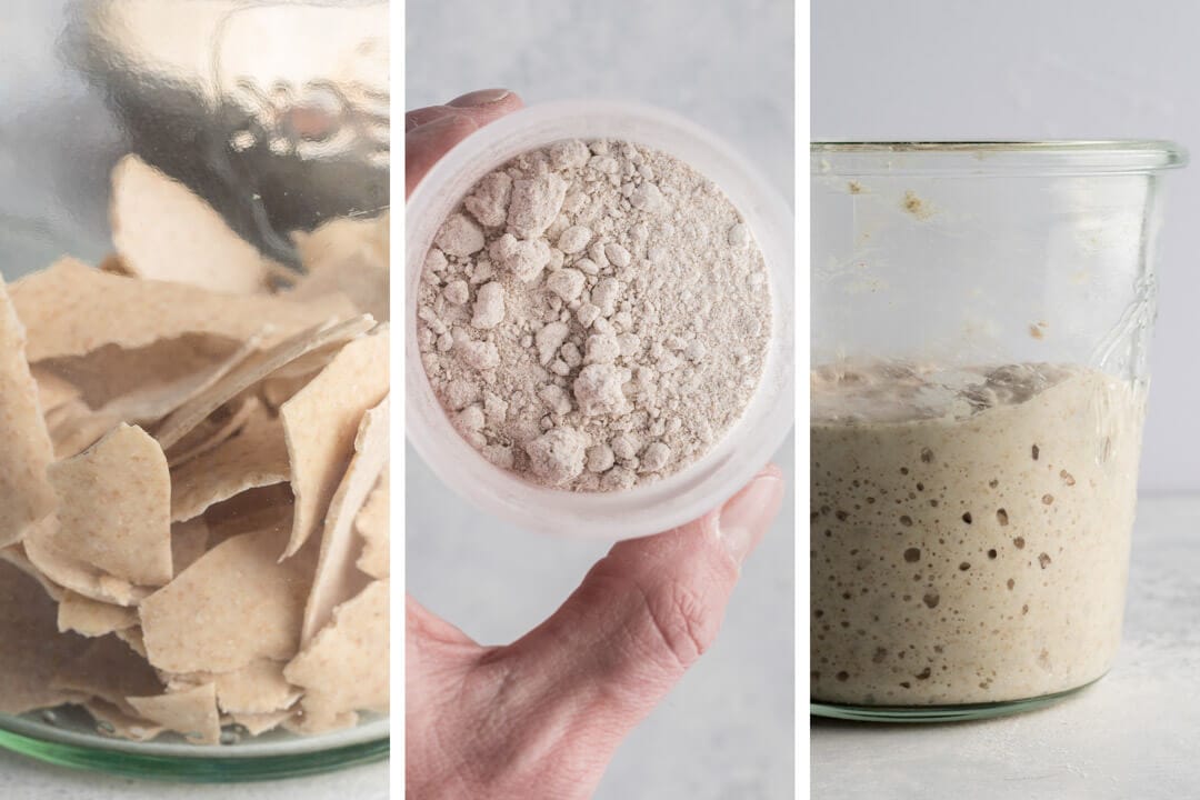 Reviving discount sourdough starter