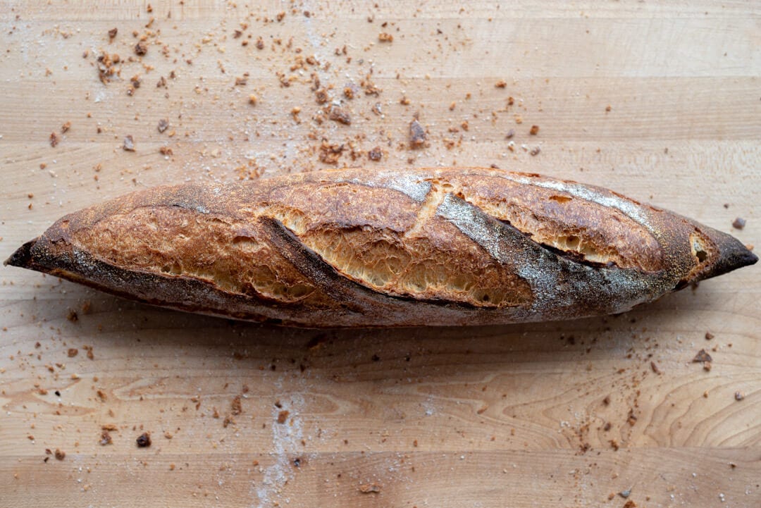 Sourdough Baguettes via @theperfectloaf