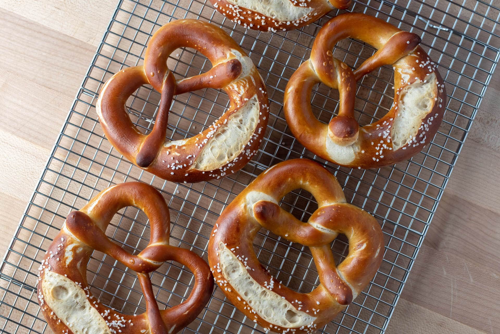 Homemade Soft Pretzels Using Lye