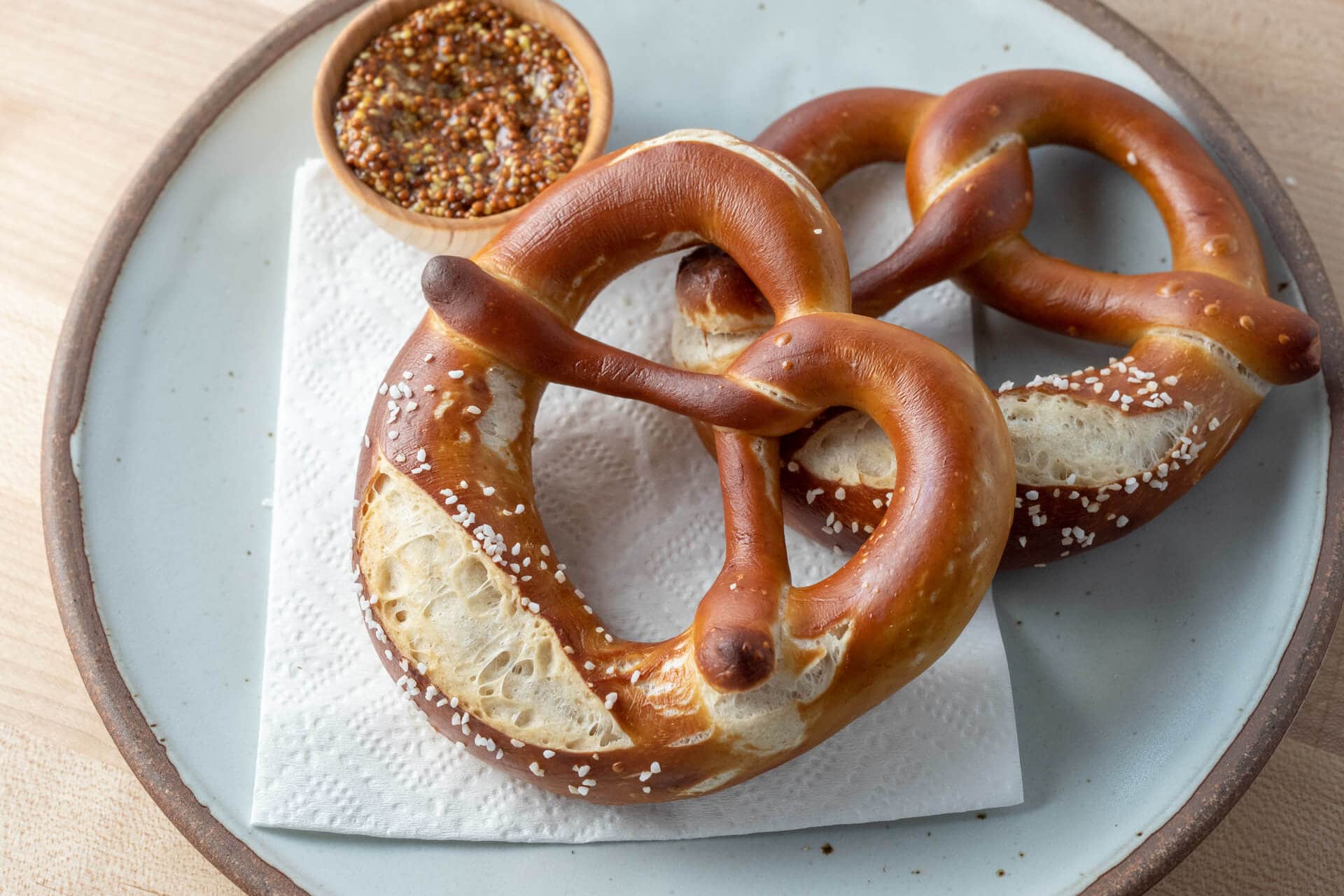 Seriously Soft Sourdough Pretzel via @theperfectloaf