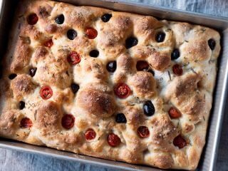 A Simple Focaccia via @theperfectloaf