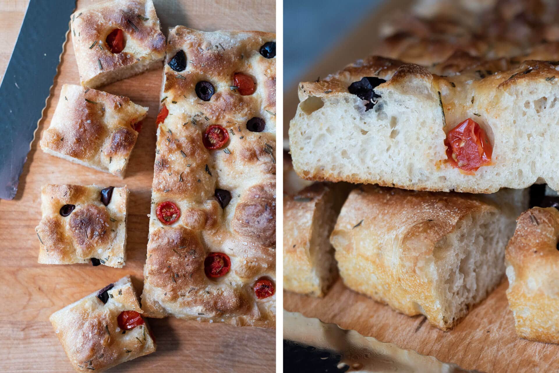 A Simple Focaccia via @theperfectloaf