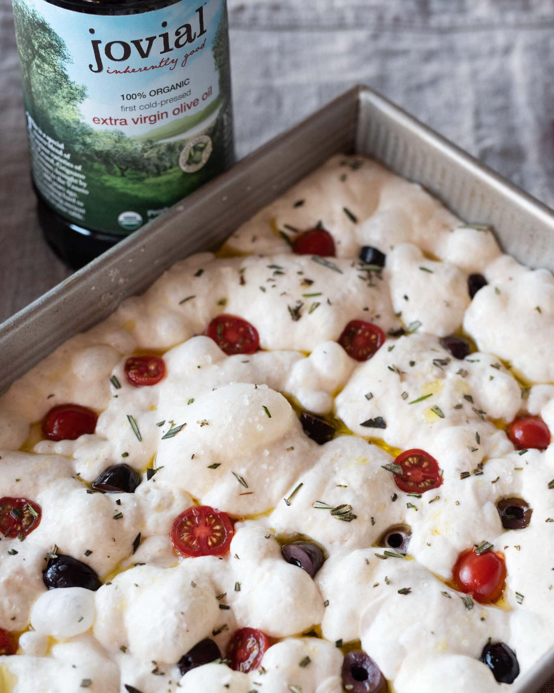 A Simple Focaccia via @theperfectloaf