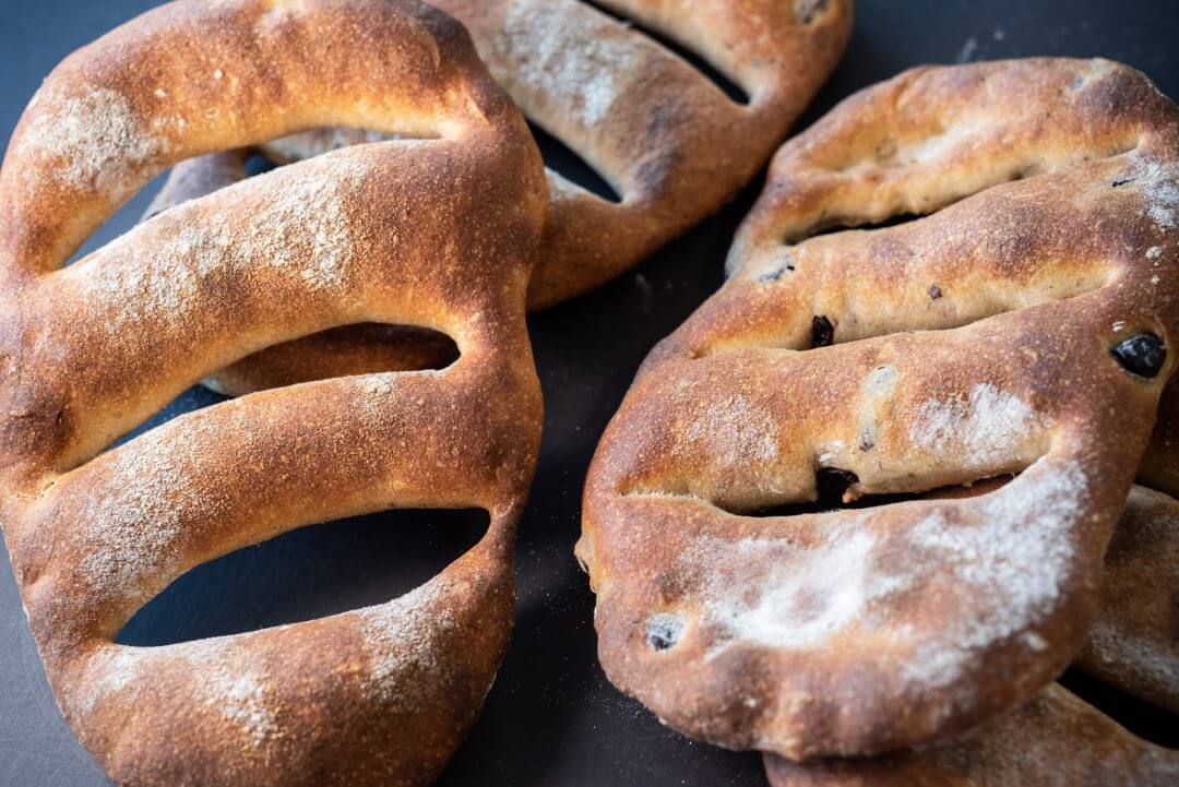 Sourdough Fougasse via @theperfectloaf