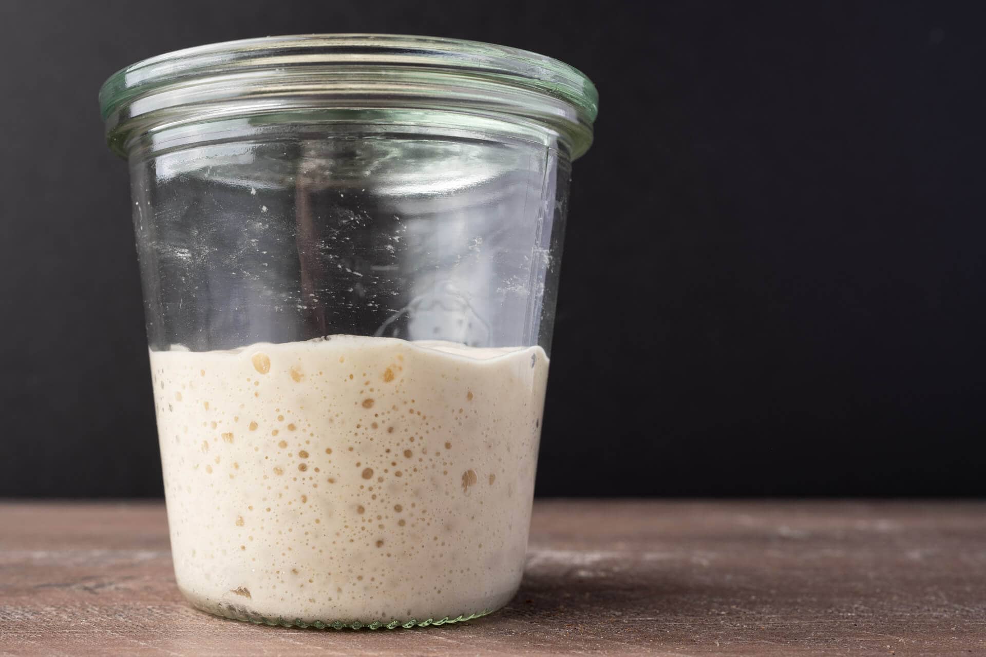 A smaller sourdough starter