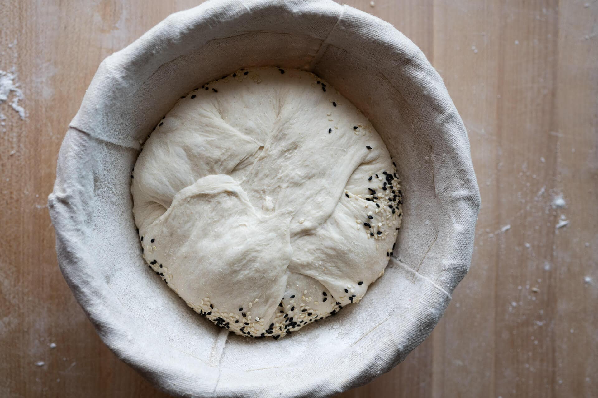 Sourdough bread with all-purpose flour dough