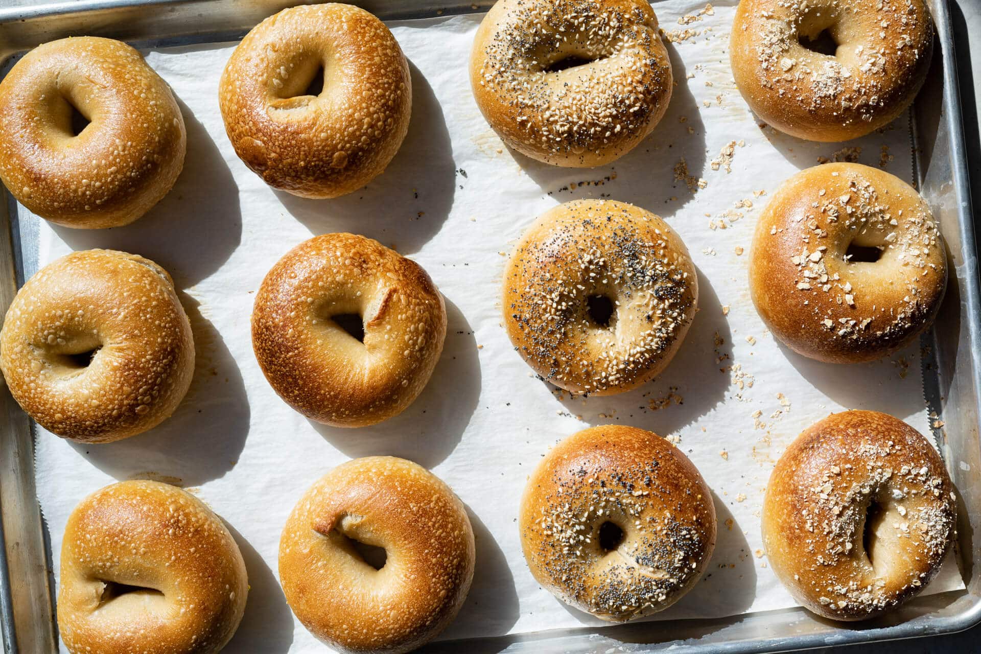 New York style sourdough bagels