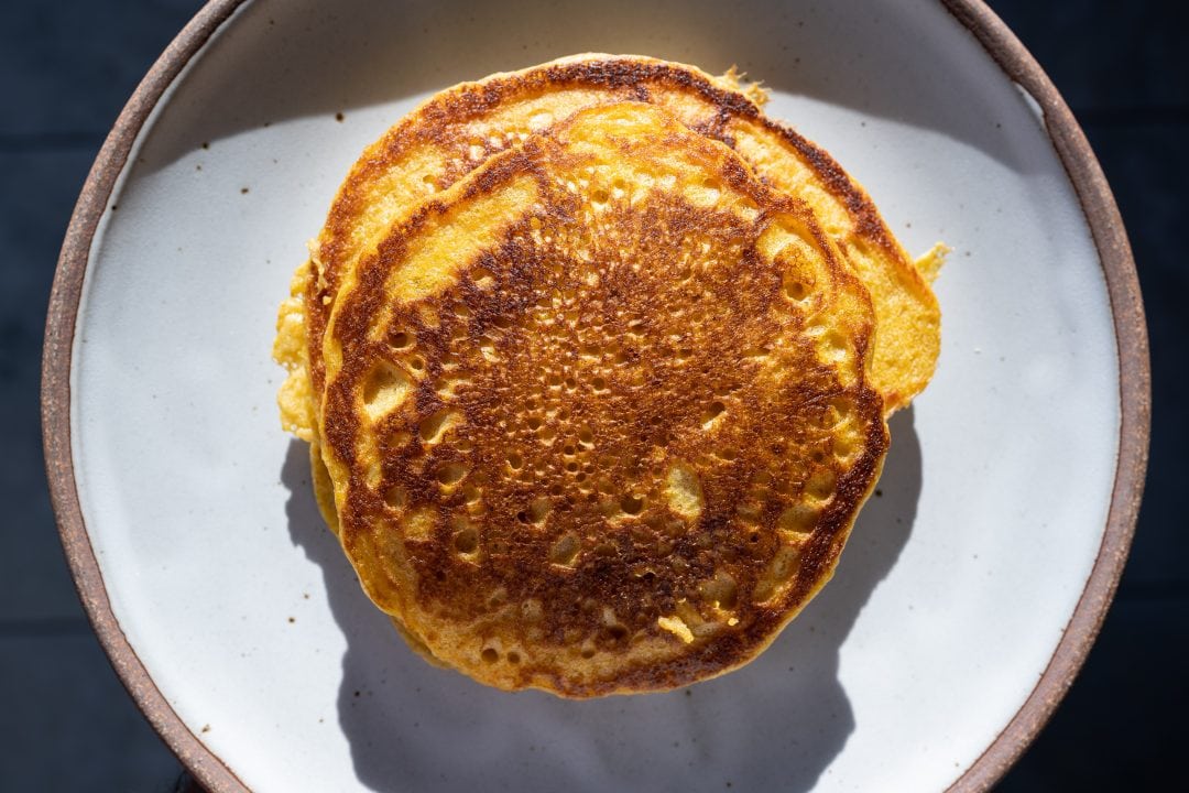 Sourdough pumpkin pancakes