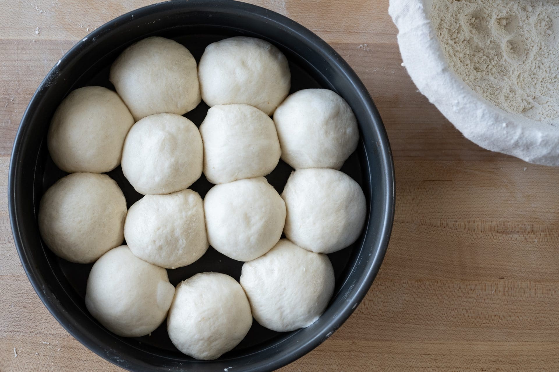 Shaped sourdough dinner rolls