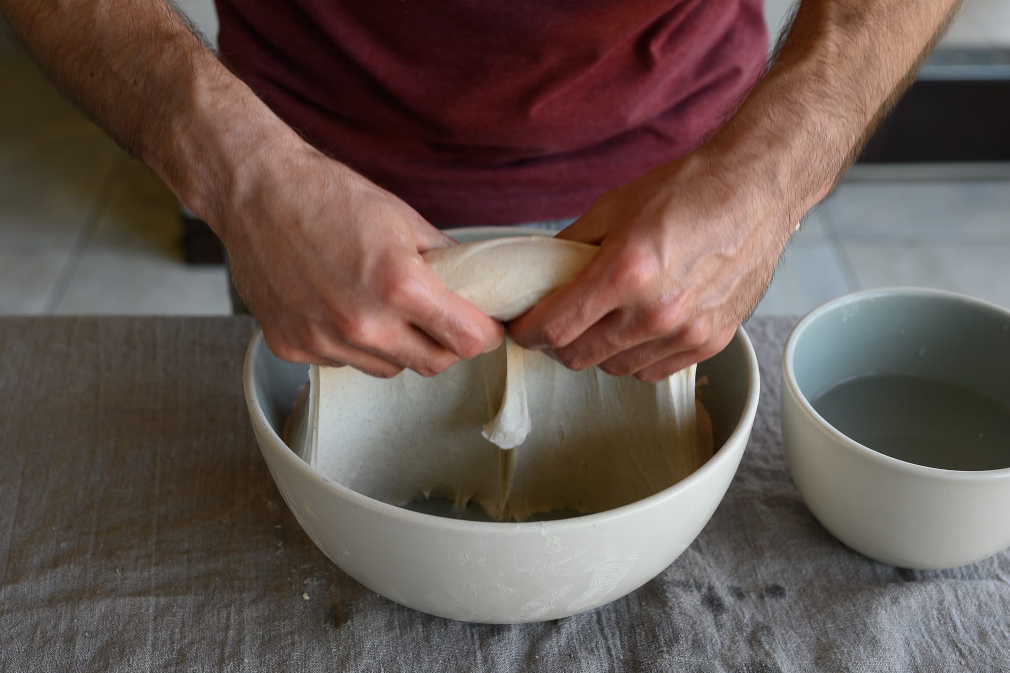 How to stretch and fold sourdough