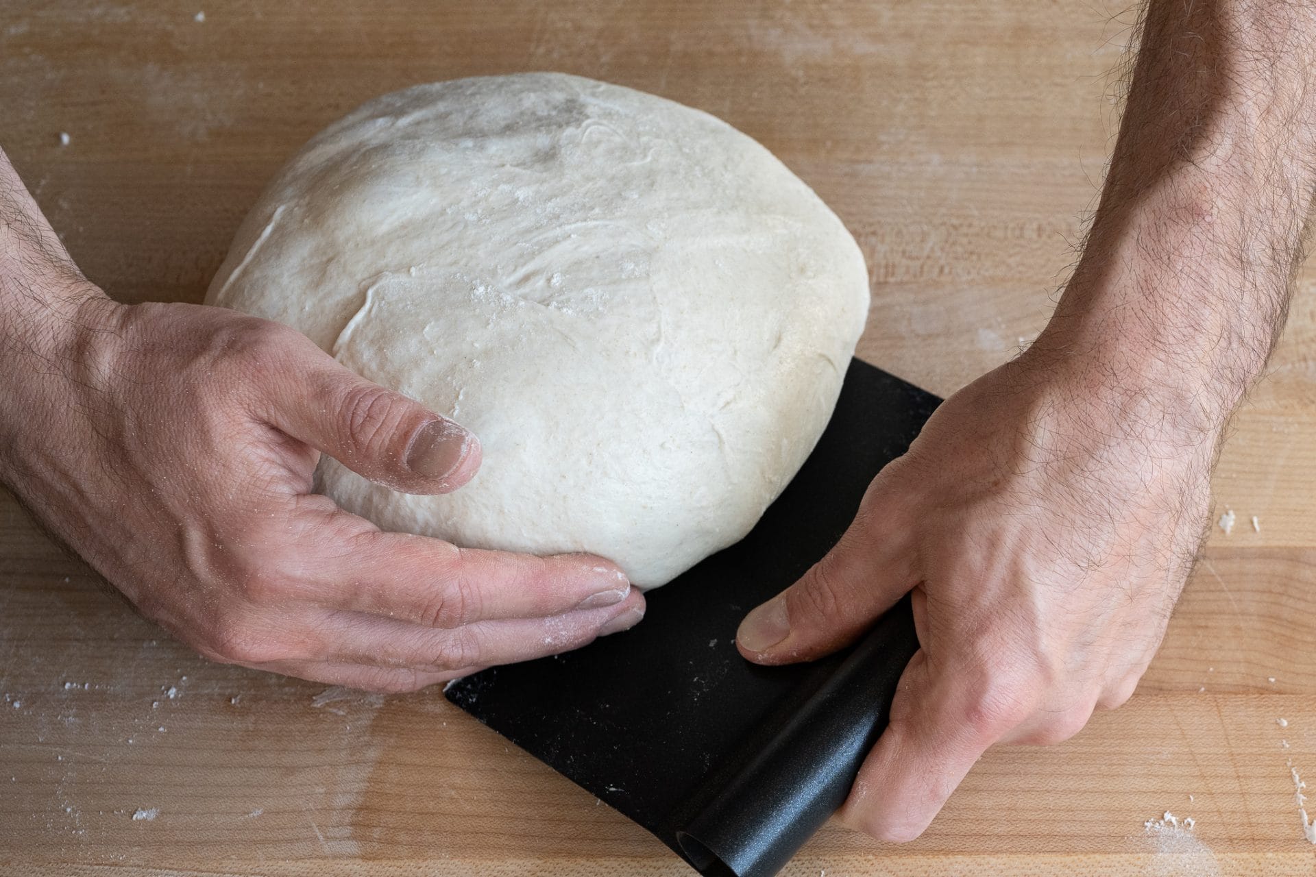 How to preshape bread dough