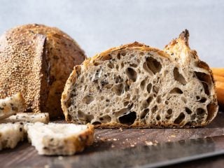 roasted sunflower and sesame bread