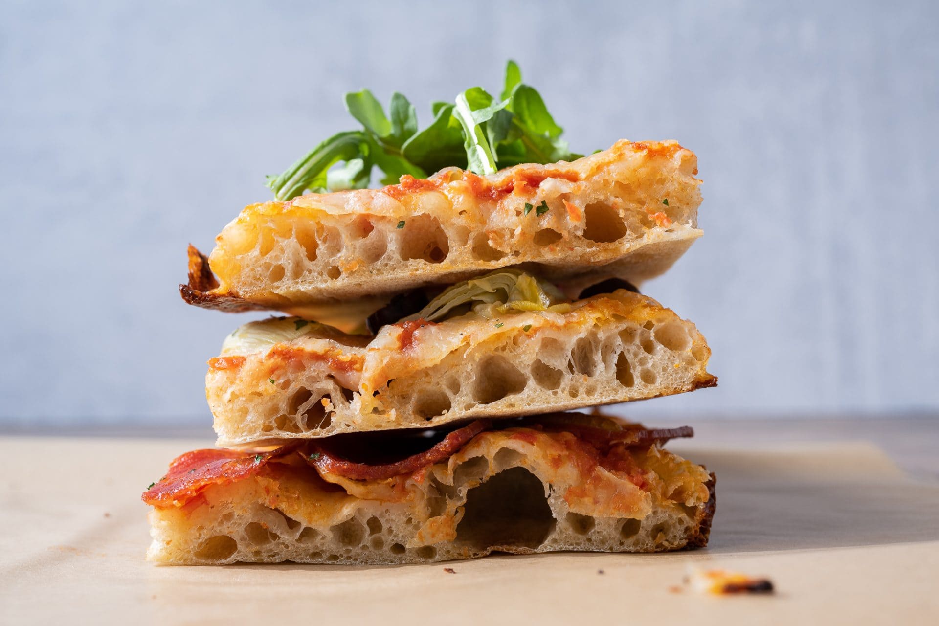 Sourdough sheet pan pizza