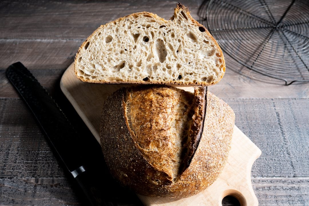 Sourdough with freshly milled yecora rojo