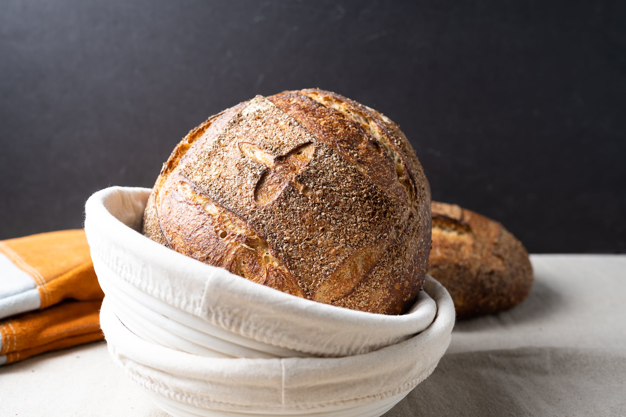 Dutch Oven No Knead Bread (with perfect crusty crust!) - Bowl of