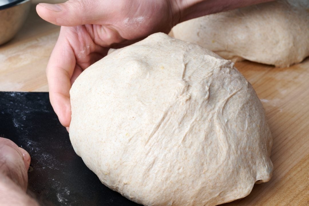 Preshaping apricot and thyme dough