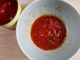 Tomato, oregano, olive oil, and sea salt