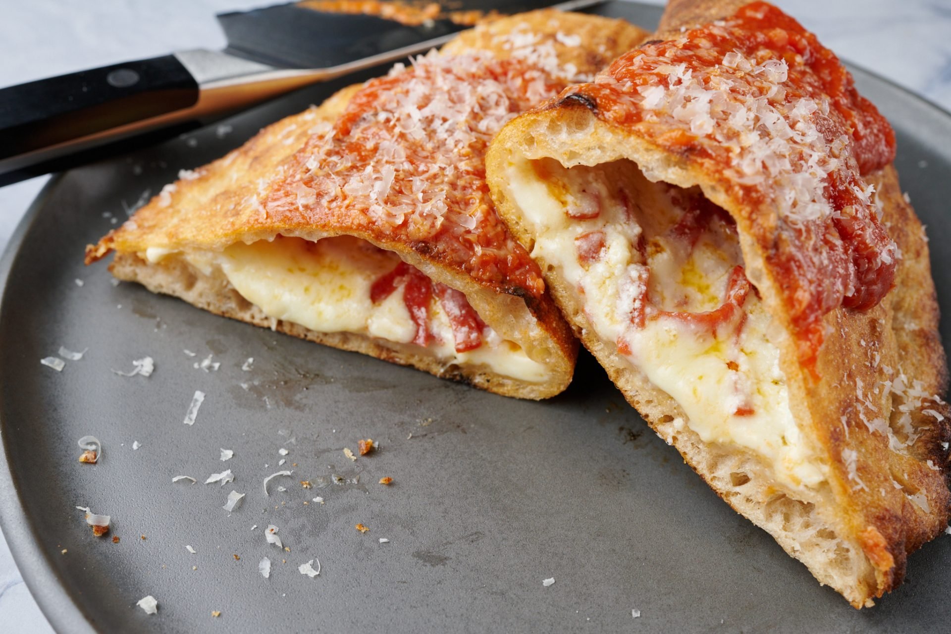 Sourdough calzone recipe