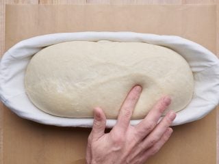 Dough poke test