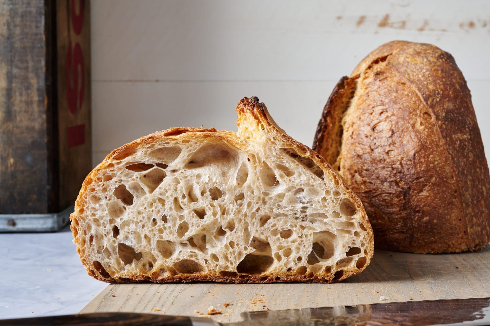 Sourdough Bread Crumb on The Perfect Loaf Custom Bread Flour