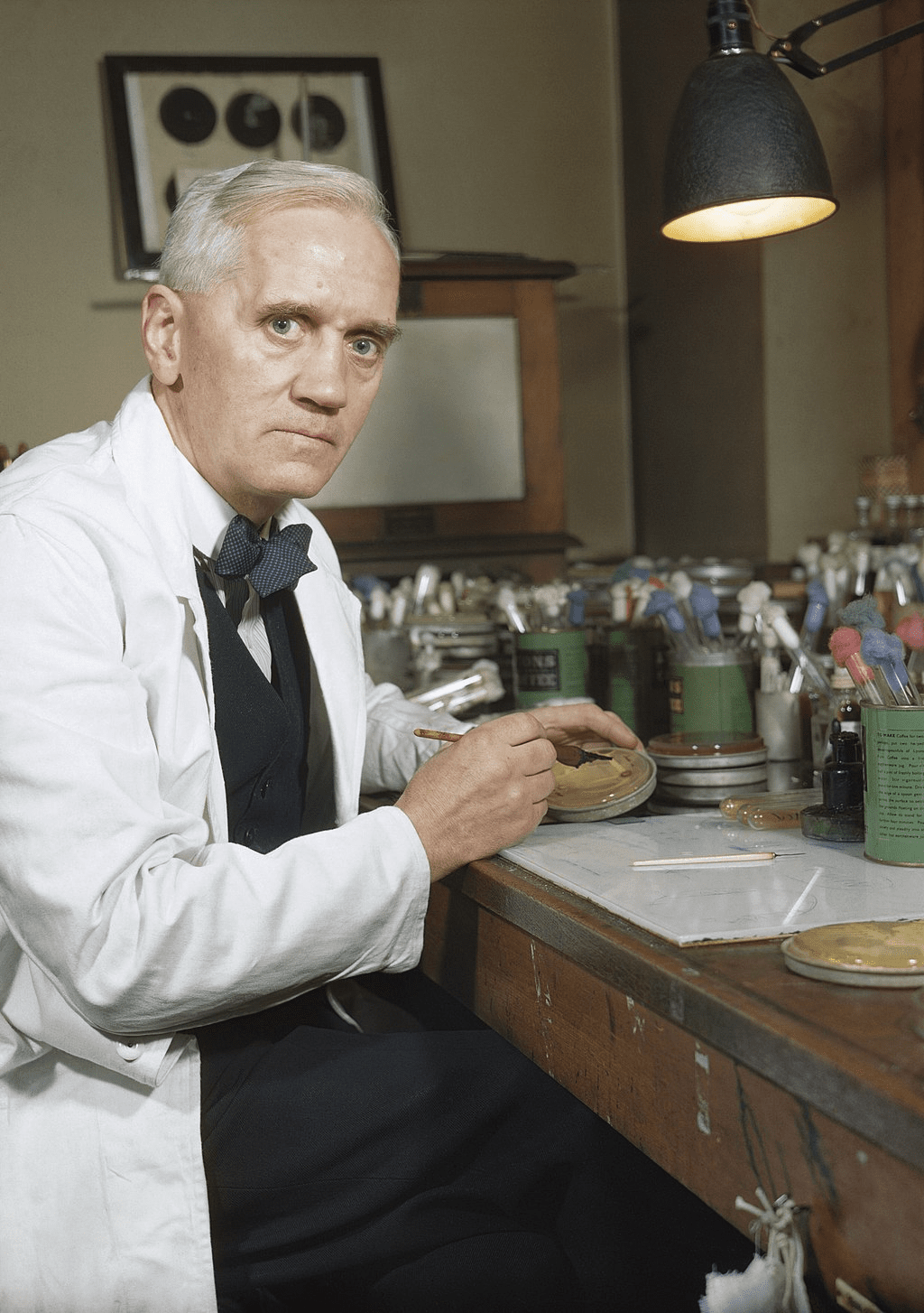 Sir Alexander Fleming, the discoverer of penicillin.