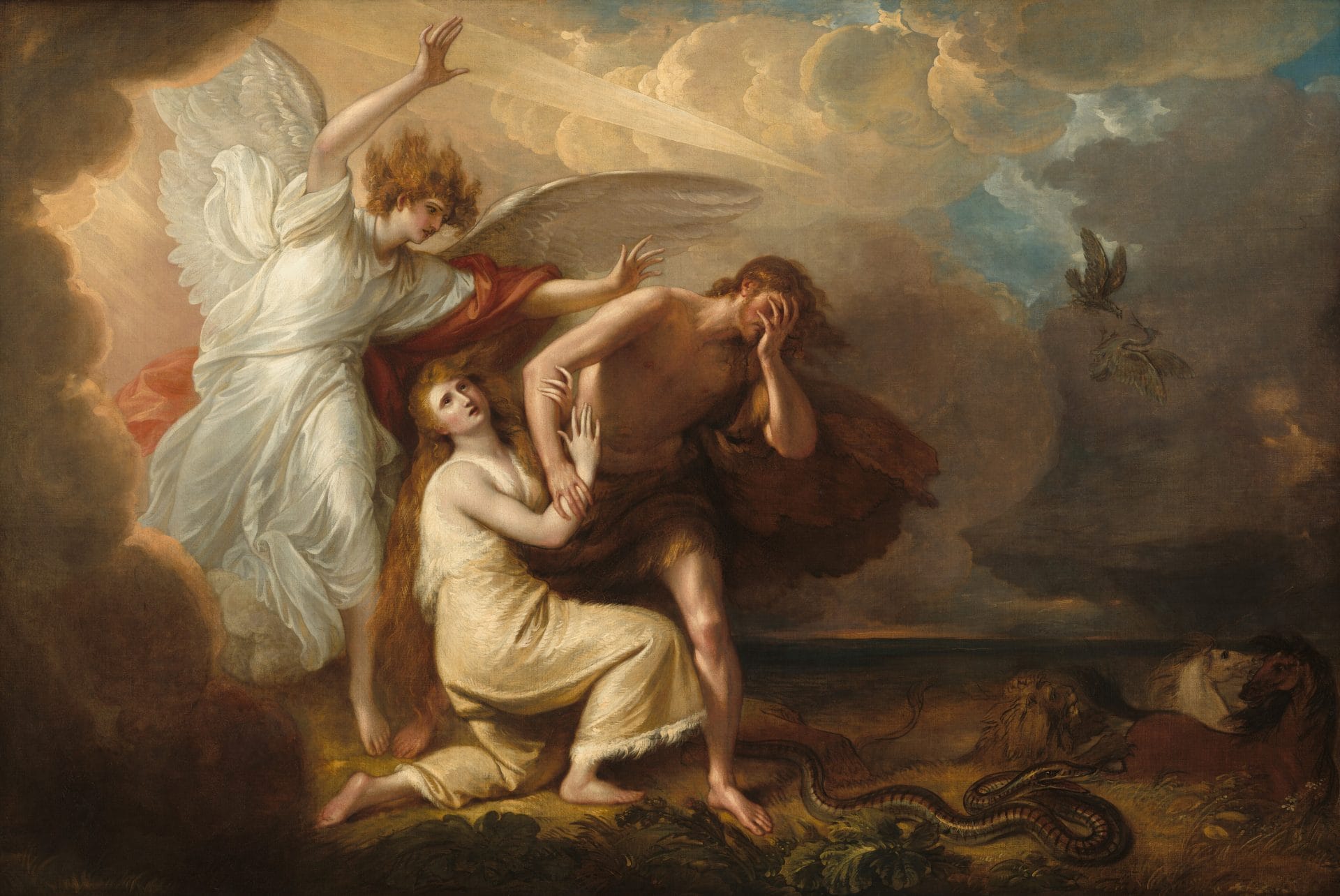 The Expulsion of Adam and Eve from Paradise, 1791 by Benjamin West