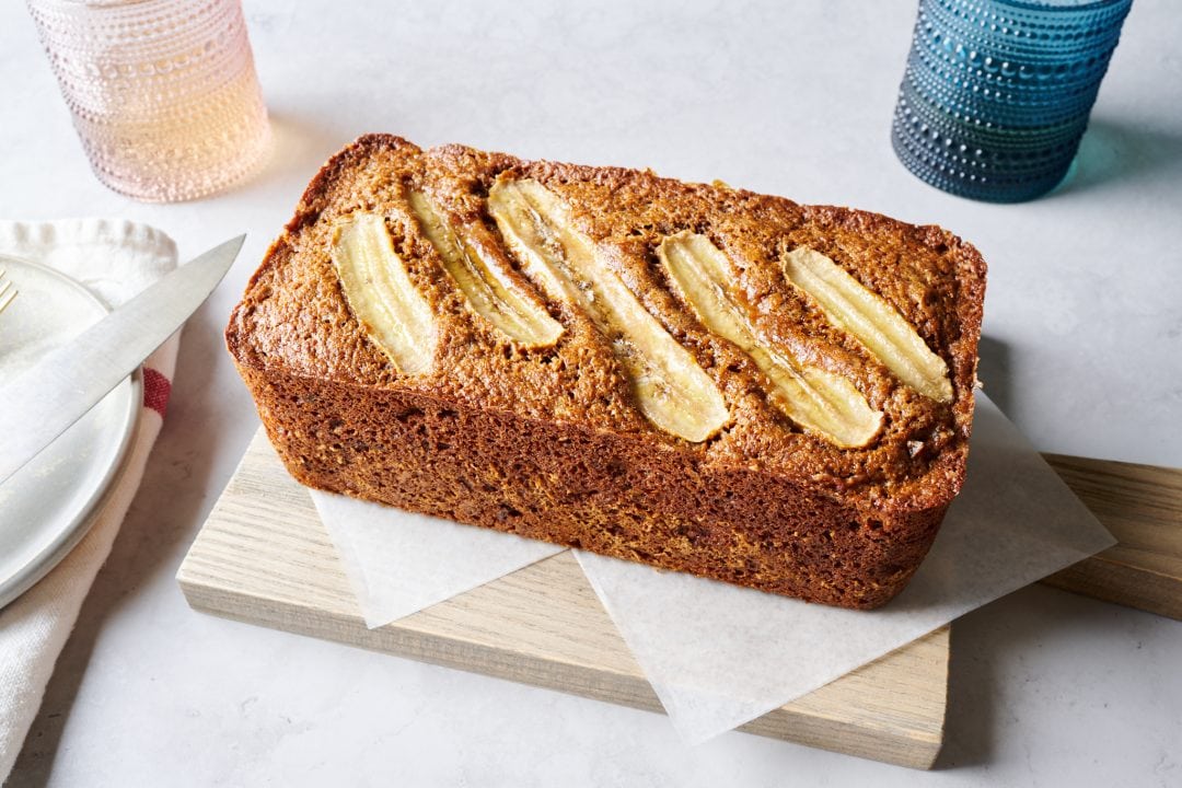 Sourdough Starter Discard Cake with Banana and Dates