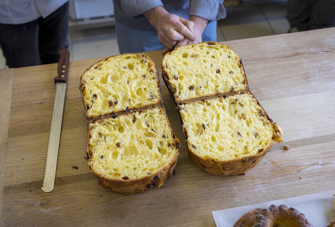 Baking Panettone in France.