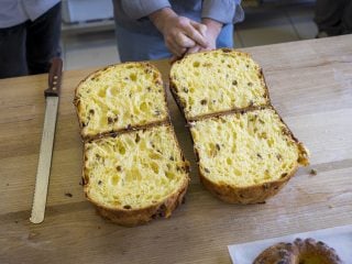 Baking Panettone in France.