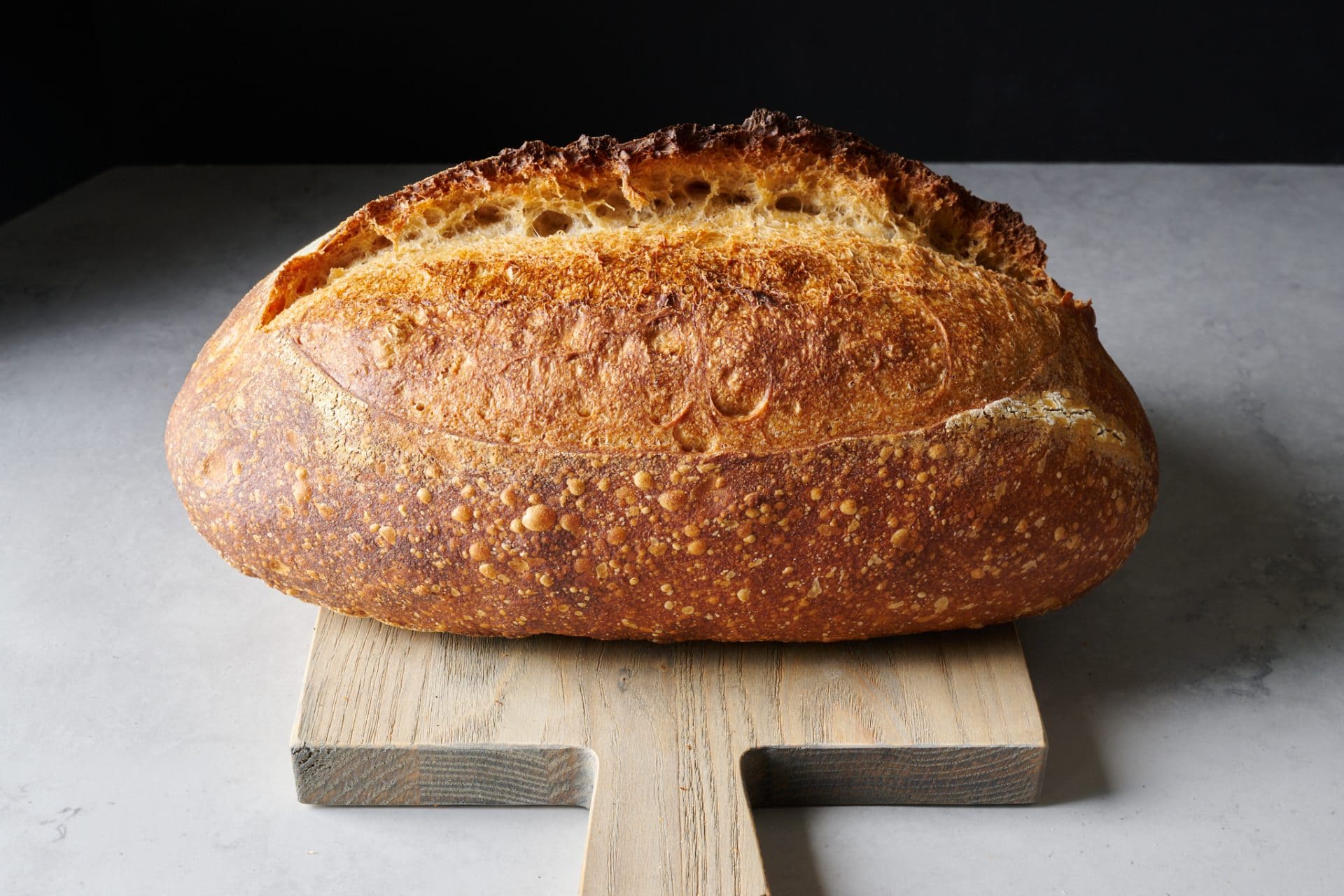 Sourdough bread made with a starter stored in the Sourdough Home for two days.