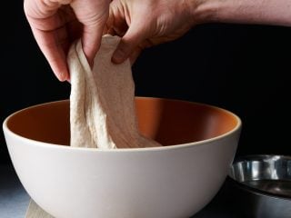 High-protein white bread flour bread dough.