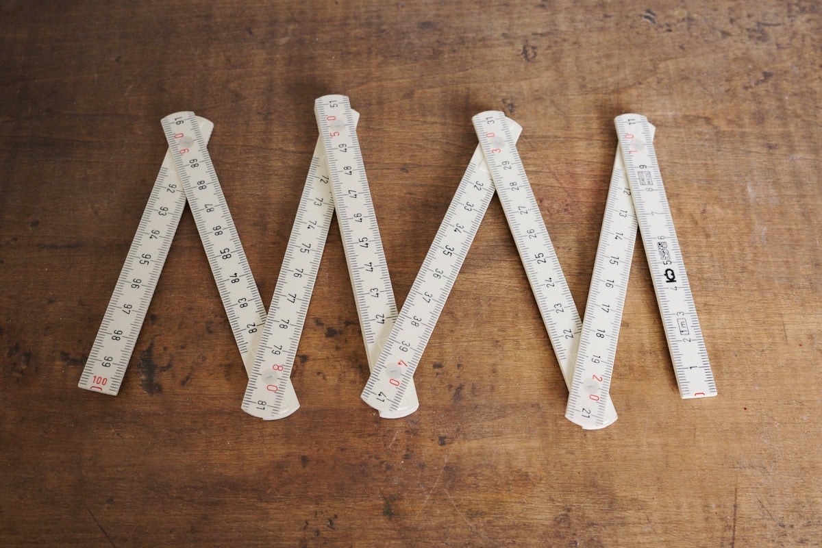 Wiha folding ruler for baking