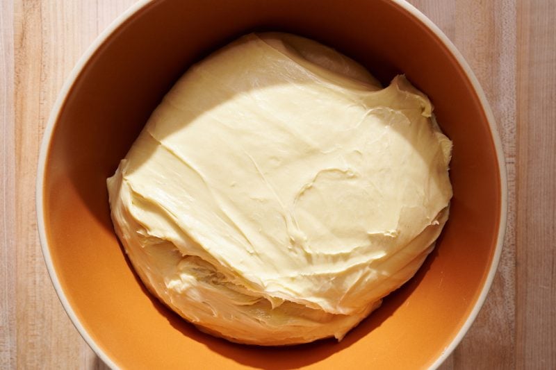 Butter in bread dough leads to a silky texture.