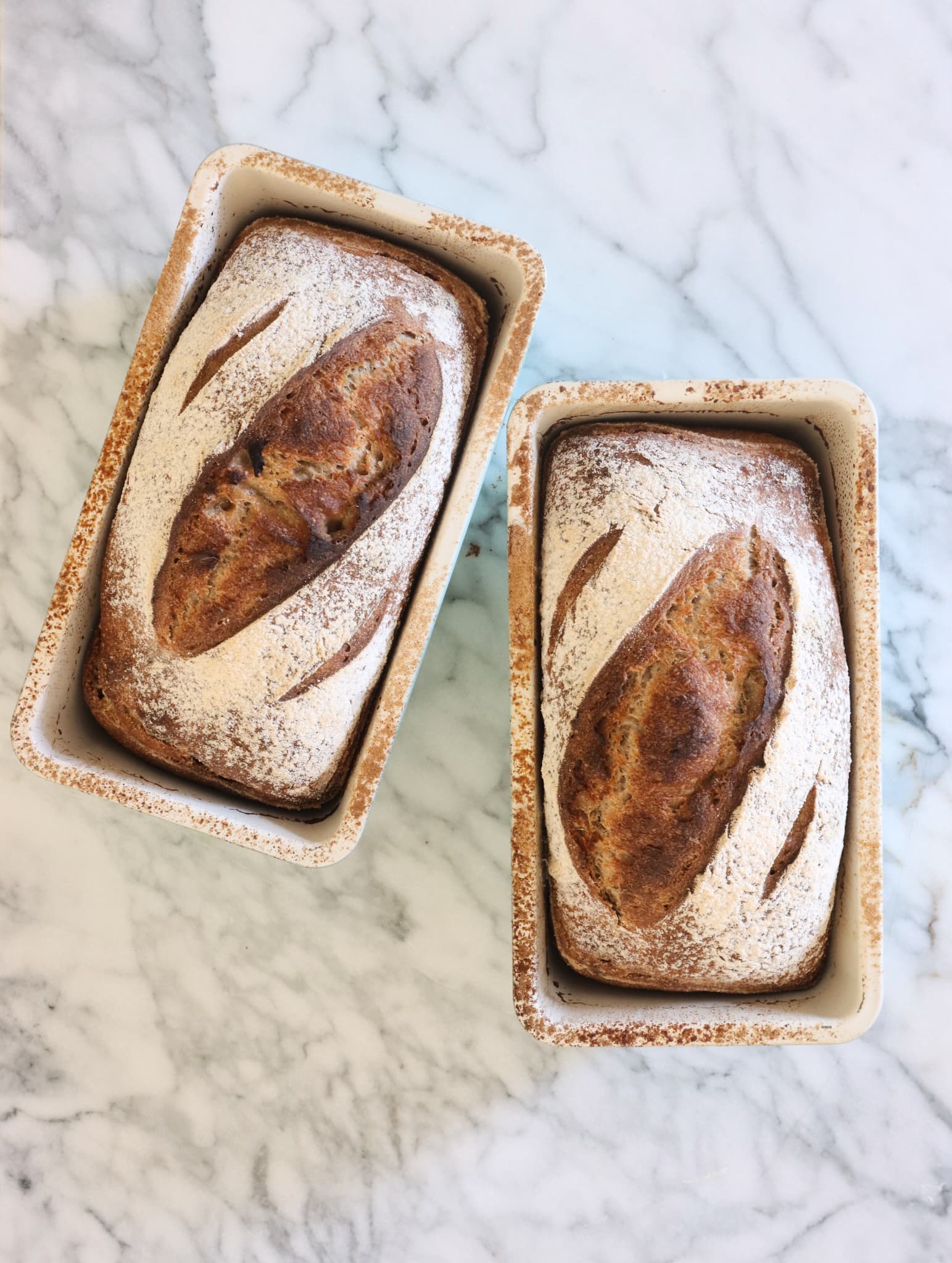 Pan Baked Rye Sourdough Bread