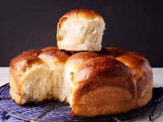 Sourdough rolls with dark crust and super soft interior