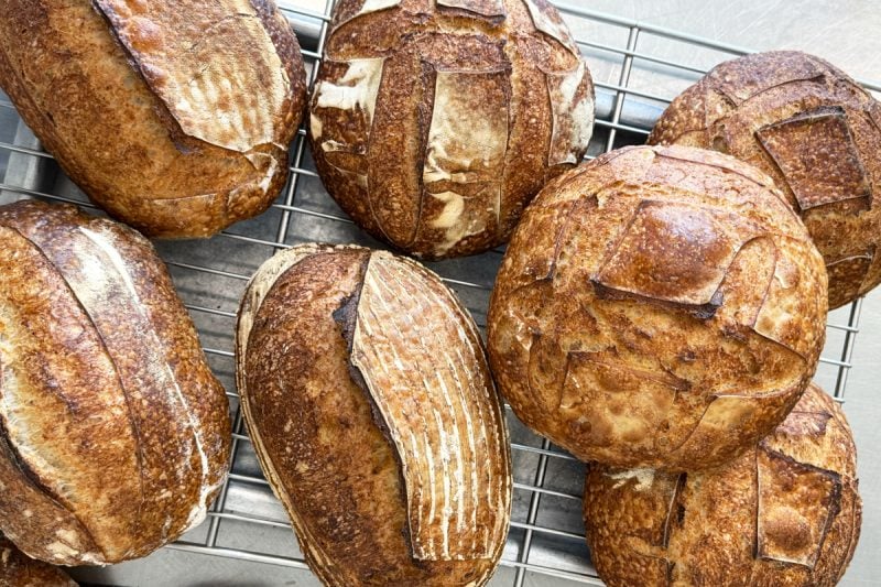 Bread baked in northern Italy.