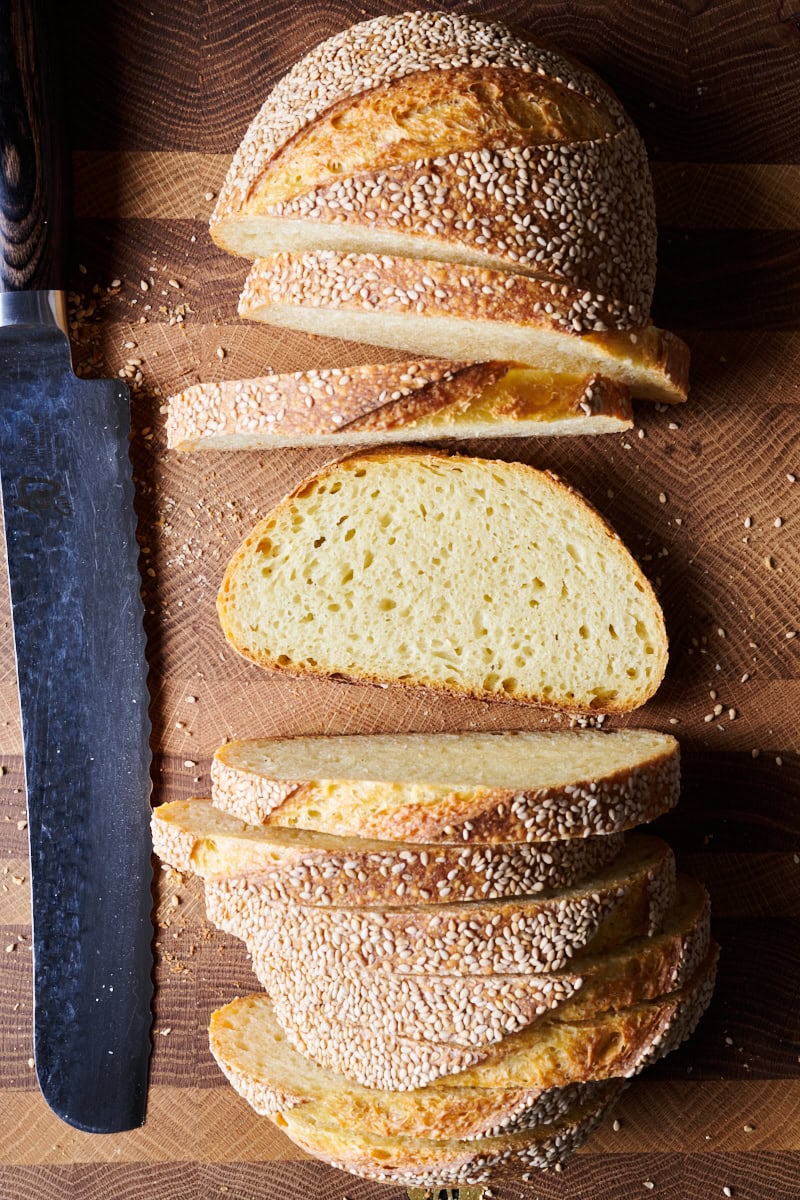 Maurizio's pane Siciliano with durum wheat.