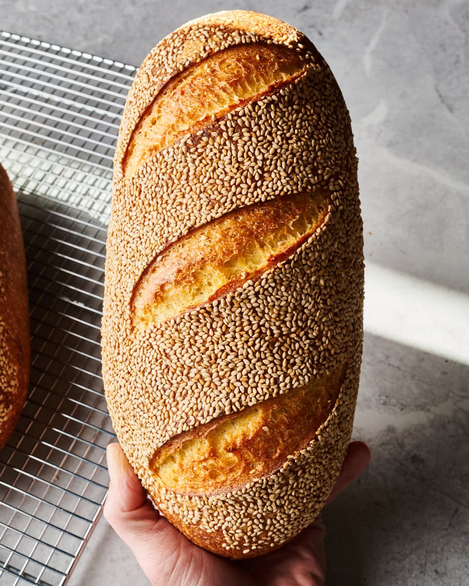 Sicilian bread, pane Siciliano.
